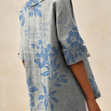 אנדראה | טופ אלגנטי עם צווארון V