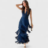 שמלת מקסי קפלים של נועה