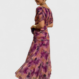 שמלת מקסי פרחונית של נגה