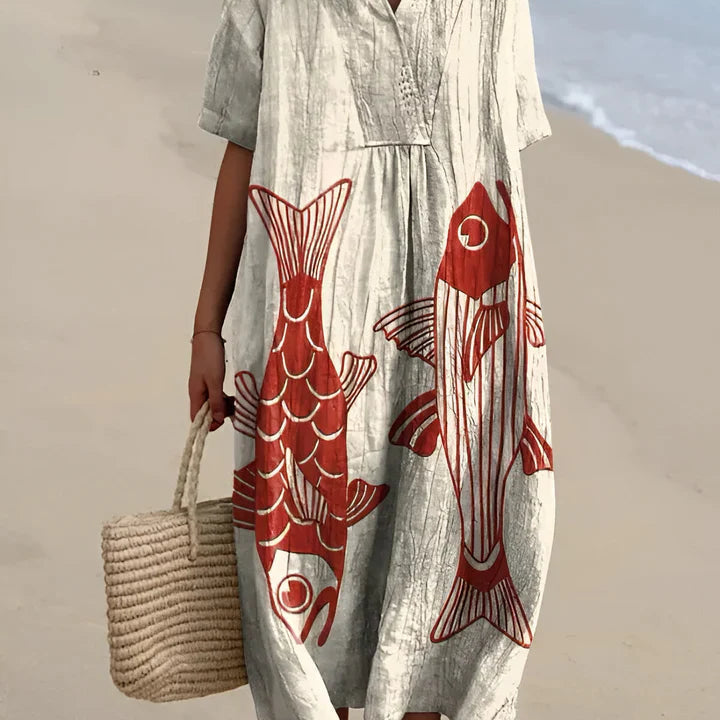 Olalla -שמלת קיץ עם הדפס