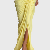 שמלת מקסי צהובה של ליה