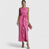 שמלת מידי סאטן של אינבר