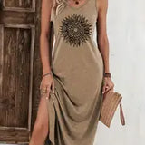 Brandy - שמלת מקסי אלגנטית ללא שרוולים