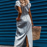 Brygida - שמלת ג'ינס אלגנטית