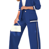 אנטואנט — סט דו־חלקי מפוספס אלגנטי