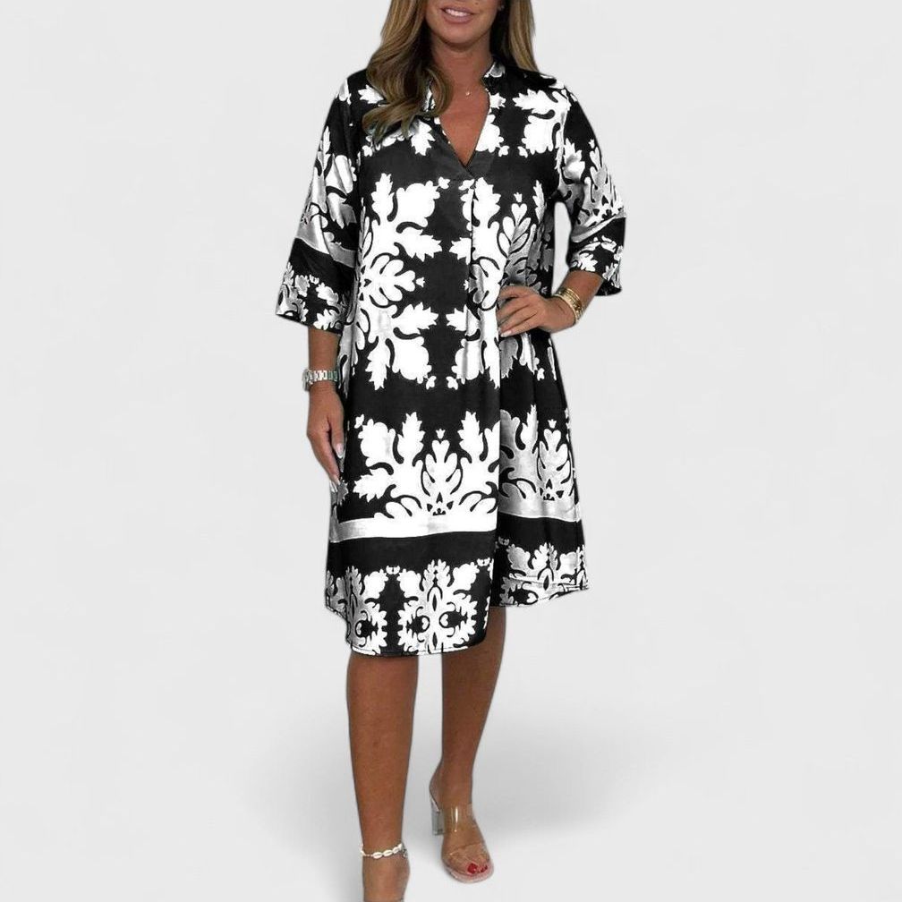 שמלת אביב זוהרת של יעל