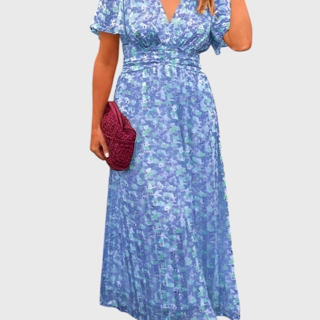 שמלת פרחונית של אמלי