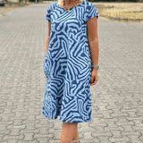 Dorothee - שמלת כותנה רכה עם כיסים בצדדים