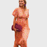 שמלת פרחונית של אמלי